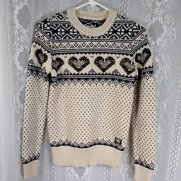 Vintage Knit Super Dry Premium Goods XS Size Unisex Sweater - Picture 1 of 16